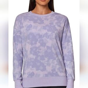 Mondetta Lavender Tie-Dye Crewneck Sweatshirt Size XL #F20